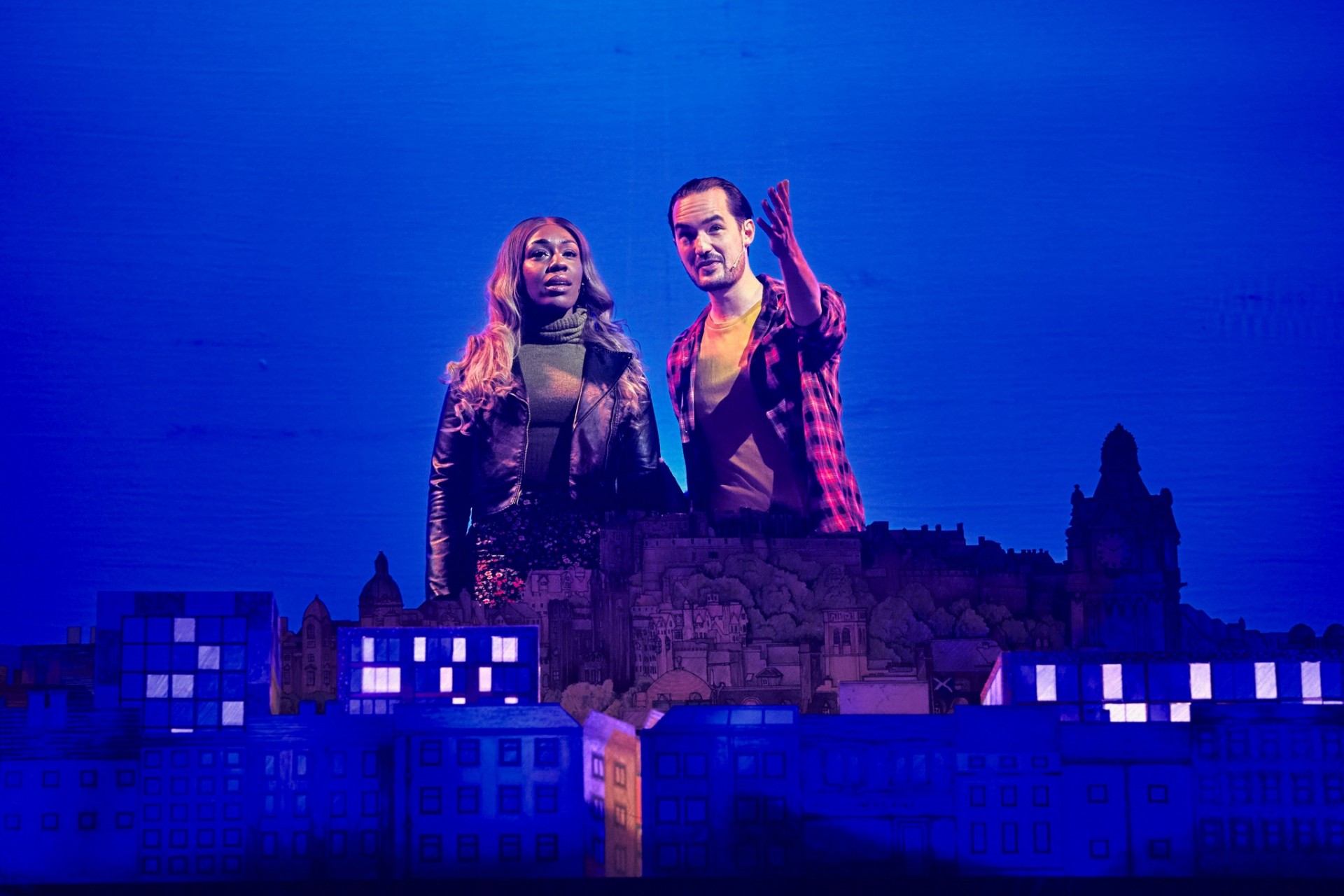 Connor Going (Davy) & Rhianne Drummond (Yvonne) in Sunshine on Leith (Capital Theatres Edinburgh & PFT).