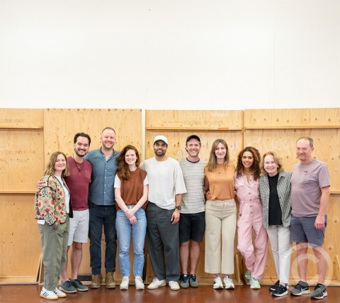 The cast of The Constant Wife, Royal Shakespeare Company, Summer 2025.